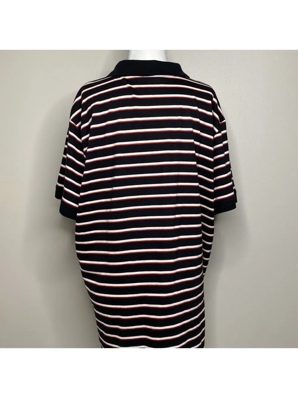 Nike mens striped cotton comfy golf shirt